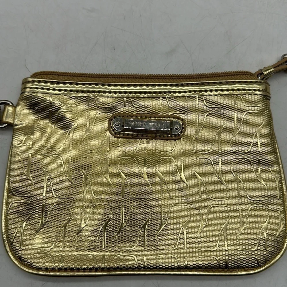 Nine West Gold Wristlet